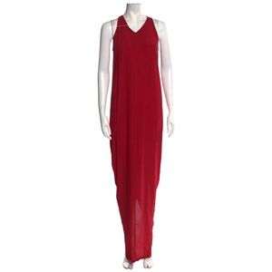 Rick Owen maxi dress/gown matte silk fabric .